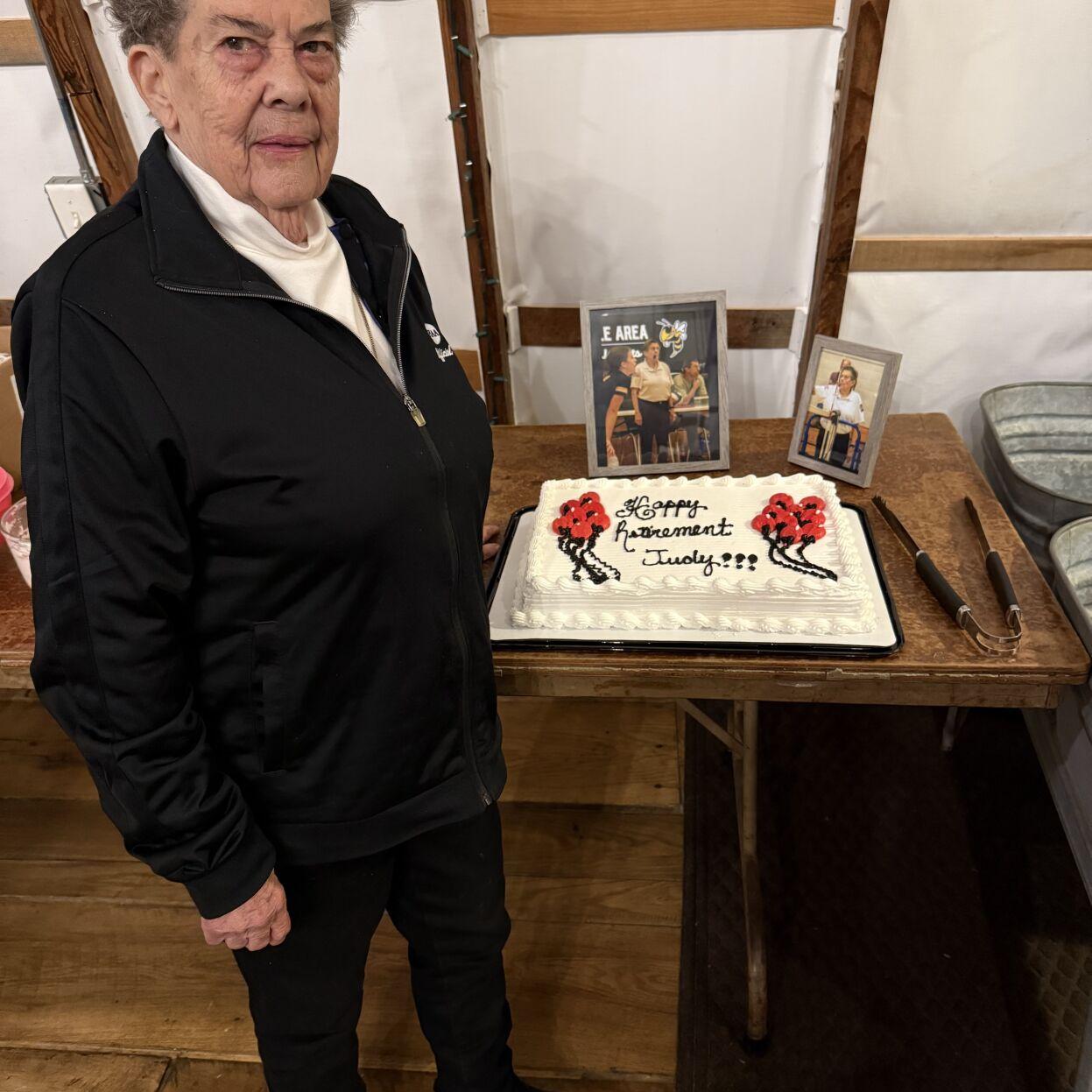 Judy Heinze PIAA official - retirement cake